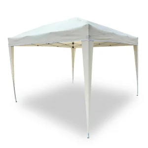 Toldo Terraza 3x3 m Reforzado con Bolsa de Transporte Beige