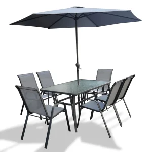 Juego de Comedor Terraza 8 Piezas Maceio